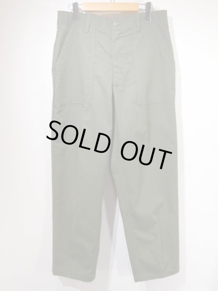 画像1: 80s US ARMY  OG 507 UTILITY TROUSERS BAKER PANTS (1)