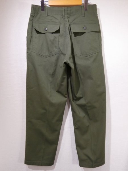 画像2: 80s US ARMY  OG 507 UTILITY TROUSERS BAKER PANTS (2)