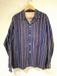 画像1: 50s Avon's MULTI STRIPE PRINT FLANNEL OPEN COLLAR SHIRT  (1)