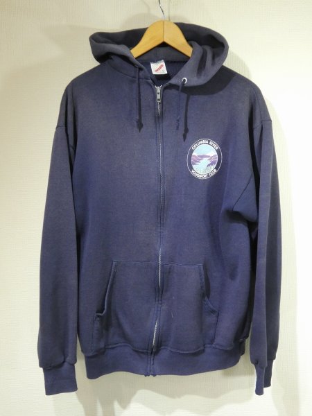 画像1: 80s Jarzees FULL ZIP SWEAT HOODIE PARKA SUPER FADE (1)