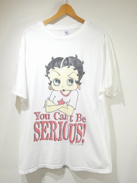 画像1: 90s DELTA BETTY BOOP PRINT T-SHIRT (1)