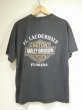 画像2: 00s HARLEY DAVIDSON OFICIAL ENGINE FLAME BAR & SHIELD LOGO PRINT T-SHIRT MADE IN USA (2)