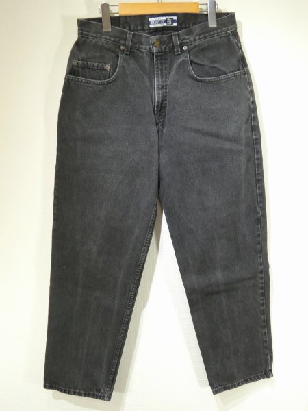 画像1: 90s GAP DENIM BLACK DENIM PANTS MADE IN USA (1)