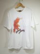 画像1: 00s HARLEY DAVIDSON OFFICIAL FLAME EAGLE DEALER SHOP BOTH SIDE PRINT T-SHIRT (1)