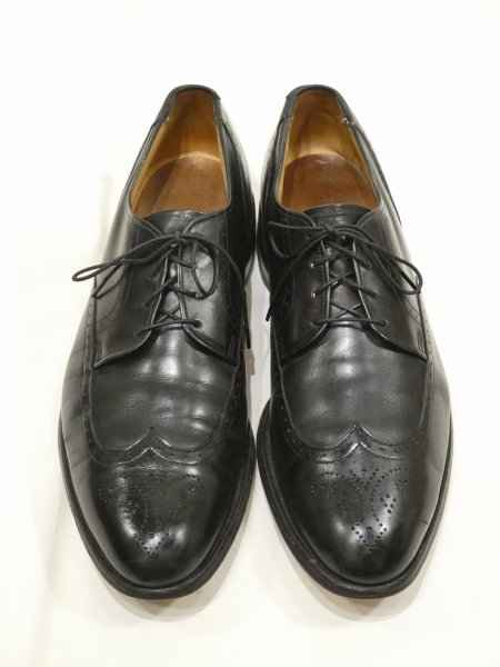 画像1: 80s Allen Edmonds Kingswood LEATHER DRESS SHOES (1)