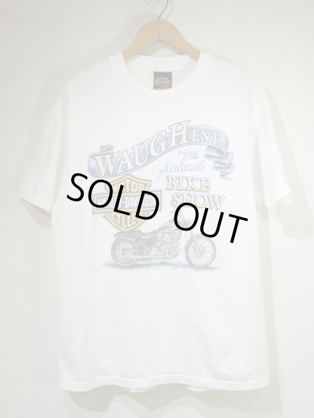 画像1: 90s HARLEY DAVIDSON OFFICIAL DEALER SHOP BOTH SIDE PRINT T-SHIRT (1)