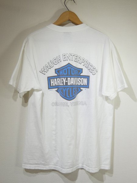 画像2: 90s HARLEY DAVIDSON OFFICIAL DEALER SHOP BOTH SIDE PRINT T-SHIRT (2)