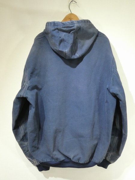 画像2: 00s Carhartt NAVY DUCK ACTIVE JACKET  (2)