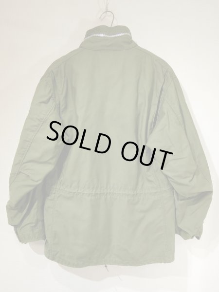 画像2: 60s '65 US ARMY M-65 COTTON SATEEN OG-107 FIELD JACKET 1ST TYPE ALUMINUM ZIPPER M-R (2)