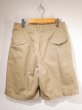 画像2: 50s '59 US ARMY UNIFORM TWILL CHINO SHORTS (2)