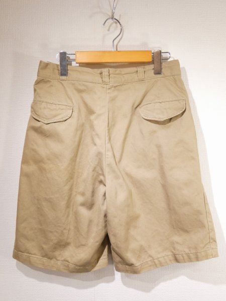 画像2: 50s '59 US ARMY UNIFORM TWILL CHINO SHORTS (2)