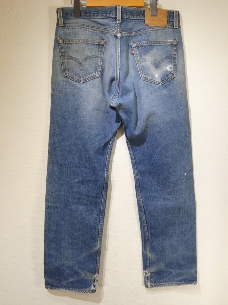 画像2: 90s Levi's 501 DENIM PANTS DISTRESSED & HUGE MADE IN USA (3) (2)