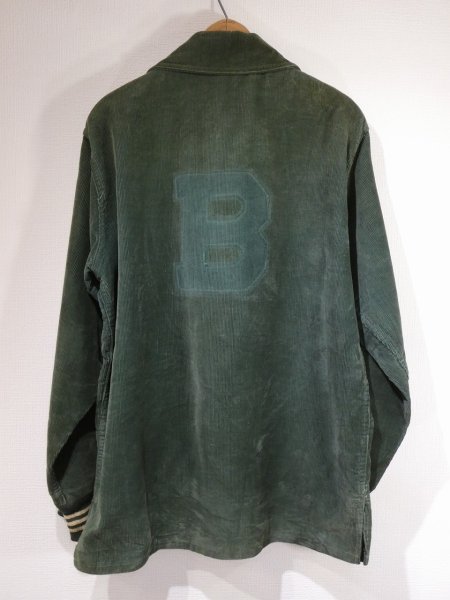 画像2: 40s MAC BEM CORDUROY VARSITY AWARD JACKET  (2)