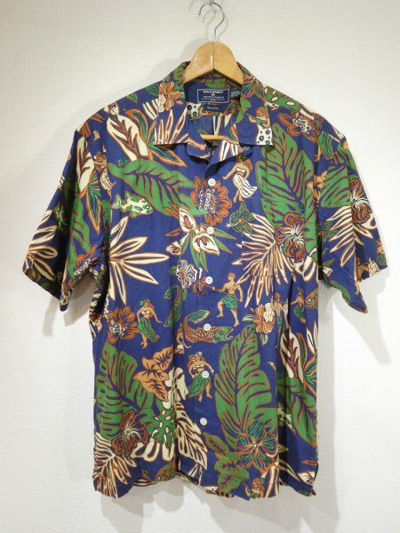 画像1: 90s Ralph Lauren POLO SPORT COTTON HAWAIIAN ALOHA SHIRT (1)