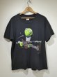 画像1: 90s anvil Kermit the frog unpigged ERIC CLAPTON PARODY T-SHIRT (1)