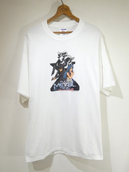 画像1: 00s JERZEES FULL METAL PANIC ANIMATION T-SHIRT (1)