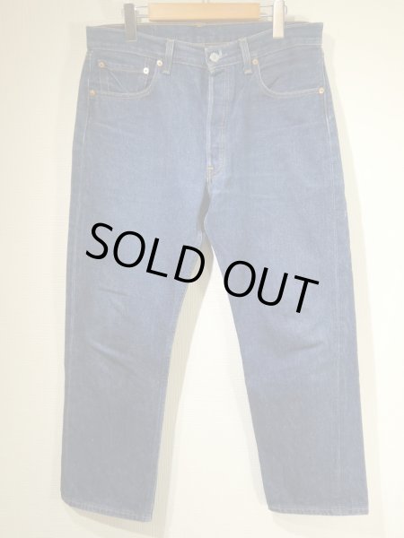画像1: 00s Levi's 501 DARK BLUE DENIM PANTS  (1)