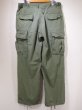 画像2: 60s US ARMY NON RIP JUNGLE FATIGUE TROUSERS PANTS 3rd DPSC MADE ZIPPER FLY (2)