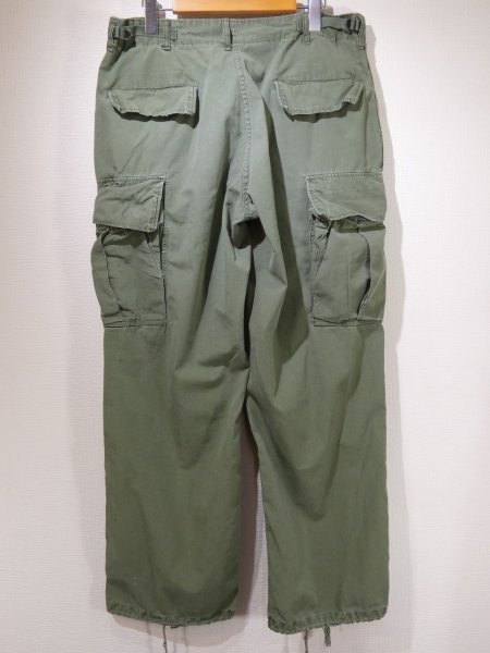 画像2: 60s US ARMY NON RIP JUNGLE FATIGUE TROUSERS PANTS 3rd DPSC MADE ZIPPER FLY (2)