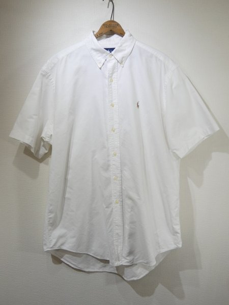画像1: 90s Polo Ralph Lauren CLASSIC FIT BUTTON DOWN S/S SHIRT  (1)