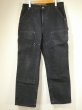 画像1: 20s Carhartt DOUBLE KNEE BLACK DUCK PAINTER WORK PANTS MADE IN USA (1)