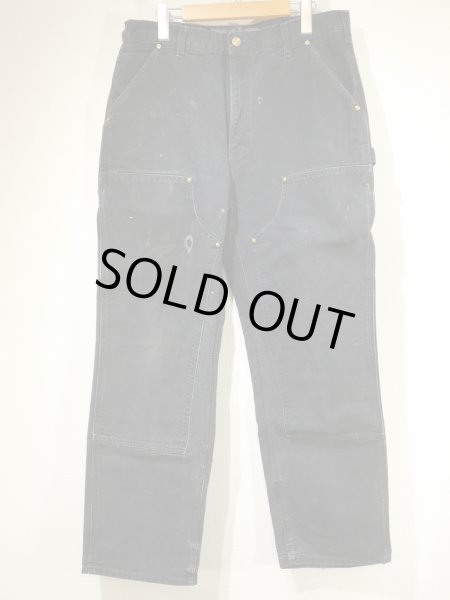 画像1: 20s Carhartt DOUBLE KNEE BLACK DUCK PAINTER WORK PANTS MADE IN USA (1)