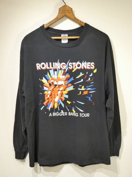 画像1: 00s The Rolling Stones × METALLICA A Bigger Bang Tour BAND L/S T-SHIRT (1)