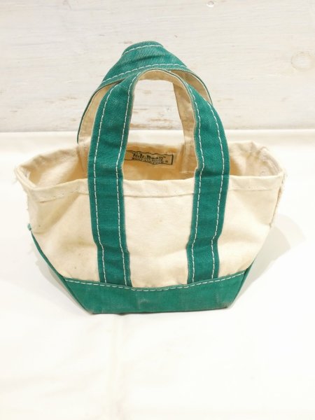 画像1: 80s L.L.Bean  BOAT AND TOTE MINI TOTE BAG (1)