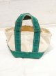 画像3: 80s L.L.Bean  BOAT AND TOTE MINI TOTE BAG (3)