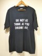 画像1: 00s STEVE & BARRY'S MOTION TEXT PRINT T-SHIRT (1)