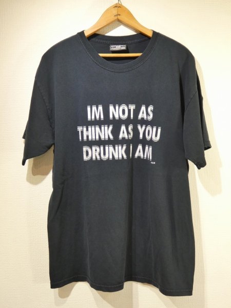 画像1: 00s STEVE & BARRY'S MOTION TEXT PRINT T-SHIRT (1)