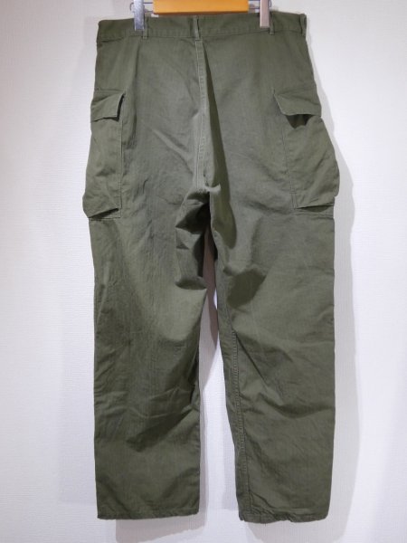 画像2: 40s US ARMY M-43 HBT TWILL UTILITY TROUSERS CARGO PANTS (2)