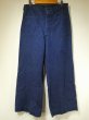 画像1: 50s 60s US NAVY USN DENIM UTILITY TROUSERS DUNGAREE PANTS (1)