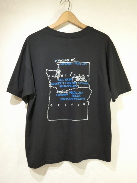 画像2: 90s PEARL JAM TOUR BAND T-SHIRT (2)