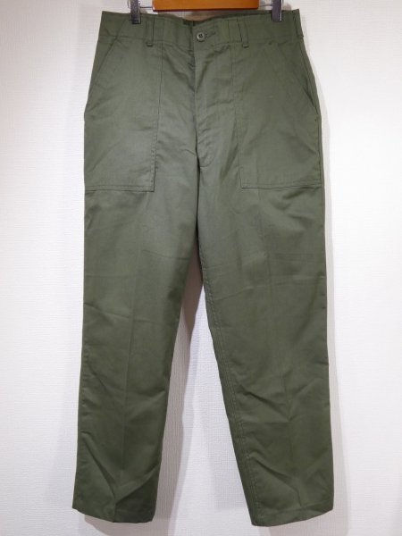 画像1: DEAD STOCK ? 80s US ARMY  OG 507 UTILITY TROUSERS BAKER PANTS  (1)