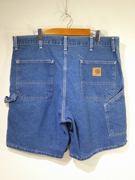 画像2: 80s 90s Carhartt DENIM PAINTER SHORTS MADE IN USA (2)