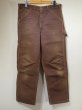 画像1: 60s Carter's Watch the Wear DARK BROWN DUCK PAINTER WORK PANTS (1)
