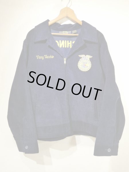 画像2: 00s FFA OFFICIAL CORDUROY WORK JACKET SIZE44 (2)