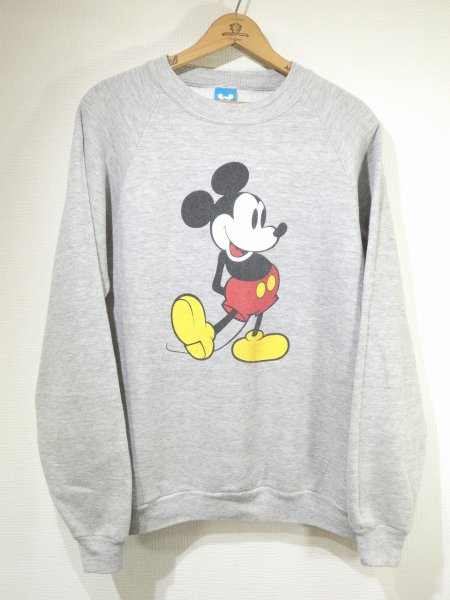 画像1: 80s WALT DISNEY OFFICIAL MICKEY MOUSE SWEAT MADE IN USA (1)
