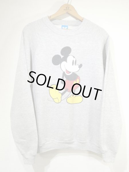 画像1: 80s WALT DISNEY OFFICIAL MICKEY MOUSE SWEAT MADE IN USA (1)