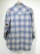 画像2: 70s Pendleton OMBRE SHADOW CHECK WOOL WESTERN SHIRT MADE IN USA (2)