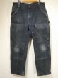 画像1: 10s Carhartt DOUBLE KNEE BLACK DUCK PAINTER WORK PANTS GOOD FADE (1)