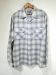 画像1: 50s Pendleton OMBRE SHADOW PLAID BOARD SHIRT (1)