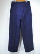 画像2: 50s UNKNOWN TWO TUCK STRIPE WOOL SLACKS PANTS DEAD STOCK (2)