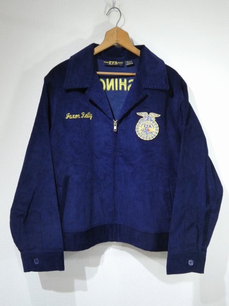 画像2: 00s FFA OFFICIAL CORDUROY WORK JACKET SIZE 44 (2)