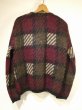 画像2: 60s Gary Reed PLAID MOHAIR CARDIGAN (2)