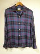 画像1: 60s KENTFIELD Soft Touch PLAID LOOP COLLAR SHIRT (1)