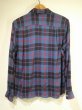 画像2: 60s KENTFIELD Soft Touch PLAID LOOP COLLAR SHIRT (2)