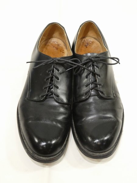 画像1: 80s US NAVY USN OXFORD SERVICE SHOES 10 W (1)
