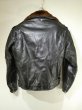 画像2: 50s Rich Sher HORSE HIDE DOUBLE RIDERS MOTOCYCLE JACKET (2)